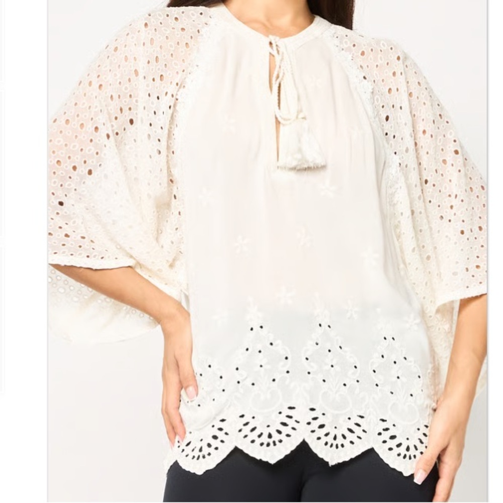 Desigual Eyelet Blouse